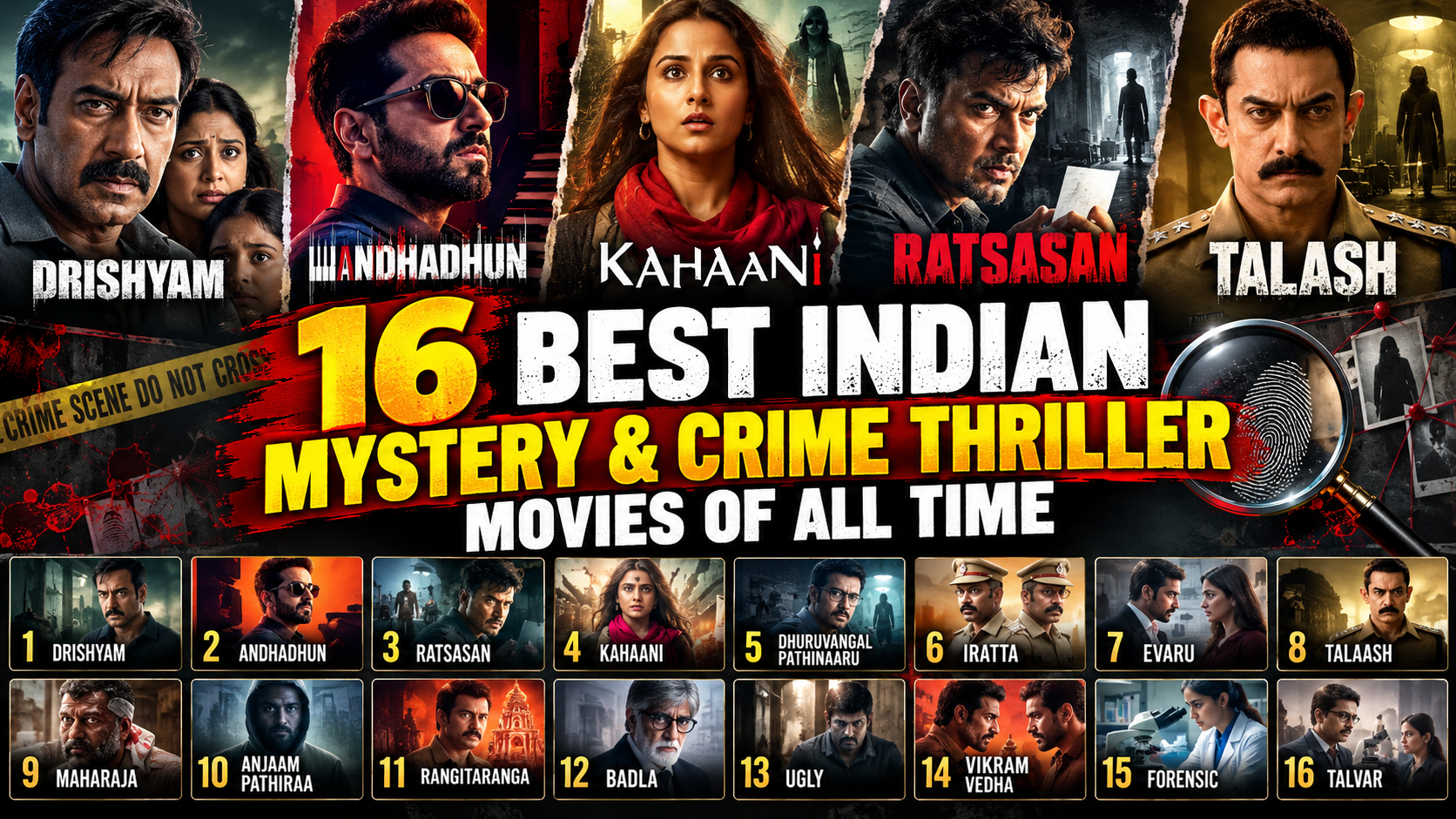 16 Best Indian Mystery and Crime Thriller Movies of All Time