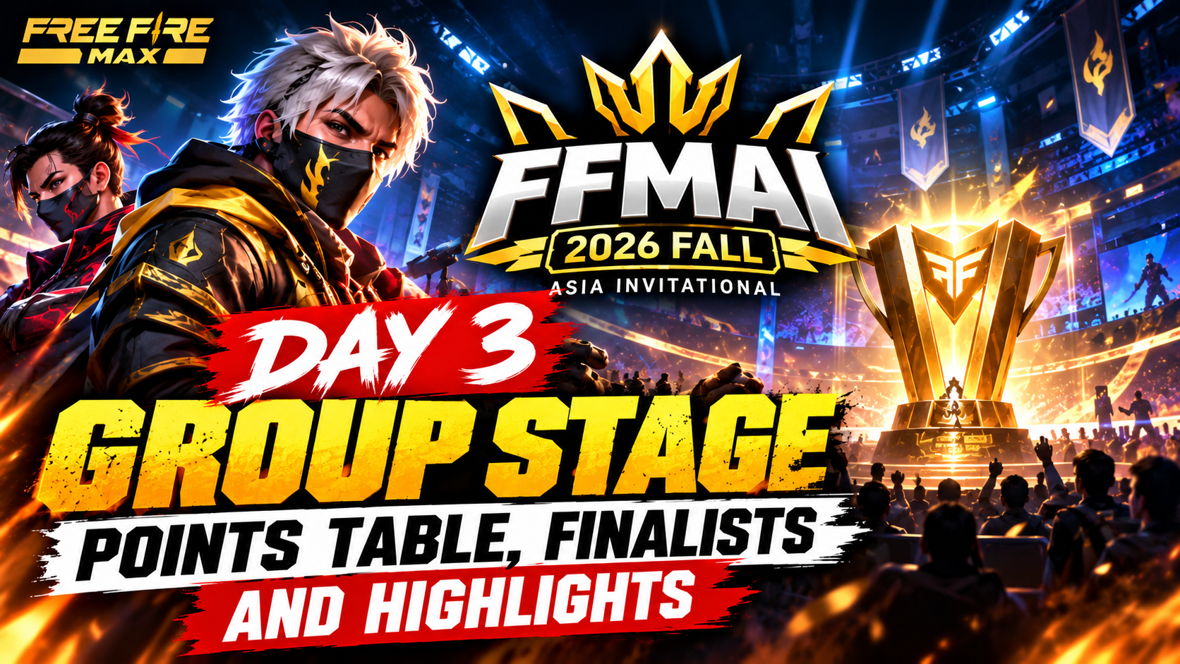FFMAI 2026 Fall Group Stage Day 3: Points Table, Qualified Teams, and Highlights